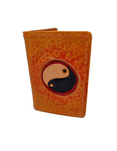 Porte-carte cuir Yin Yang  Porte-cartes